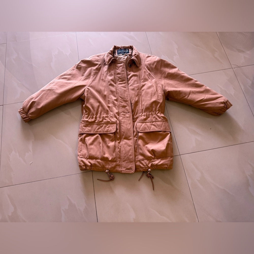 Jacket Coat By Forecaster Of Boston Size Xs Beige Pocket Without Hat Full Zipper